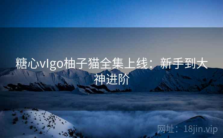 糖心vIgo柚子猫全集上线:新手到大神进阶